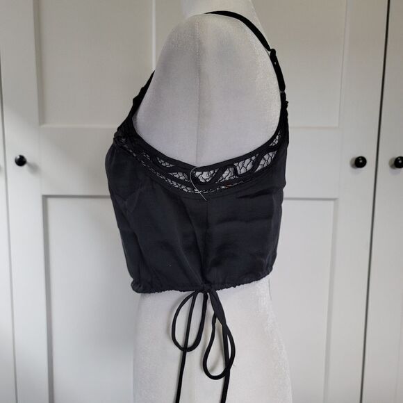 Free people black blouson brami - Picture 3 of 9